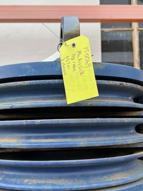 Mckissick 65 Ton 3 Sheave 7/8"